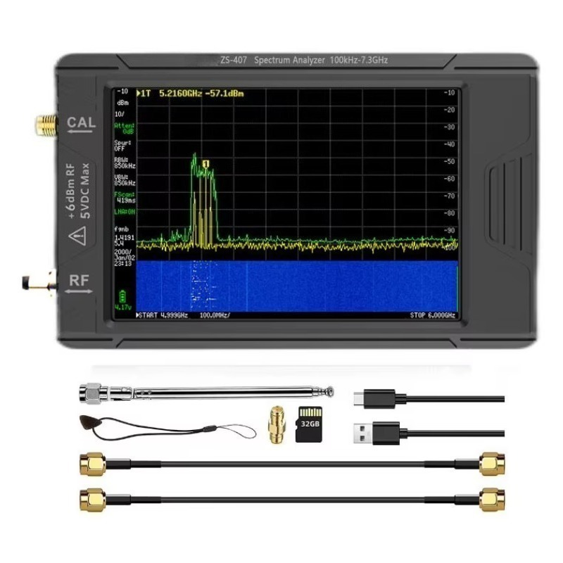 ZS-406/ZS-407 4-inch Screen Ha - огляд і ціна Signal Generator Spectrum Analyzer