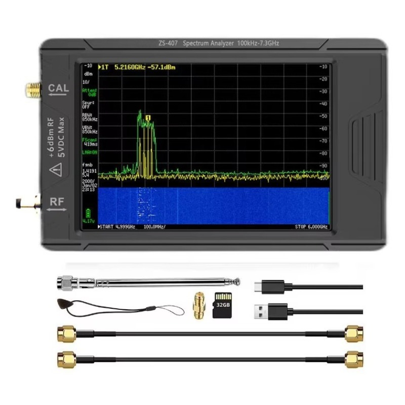 ZS-406/ZS-407 4-inch Screen Ha - огляд і ціна Signal Generator Spectrum Analyzer