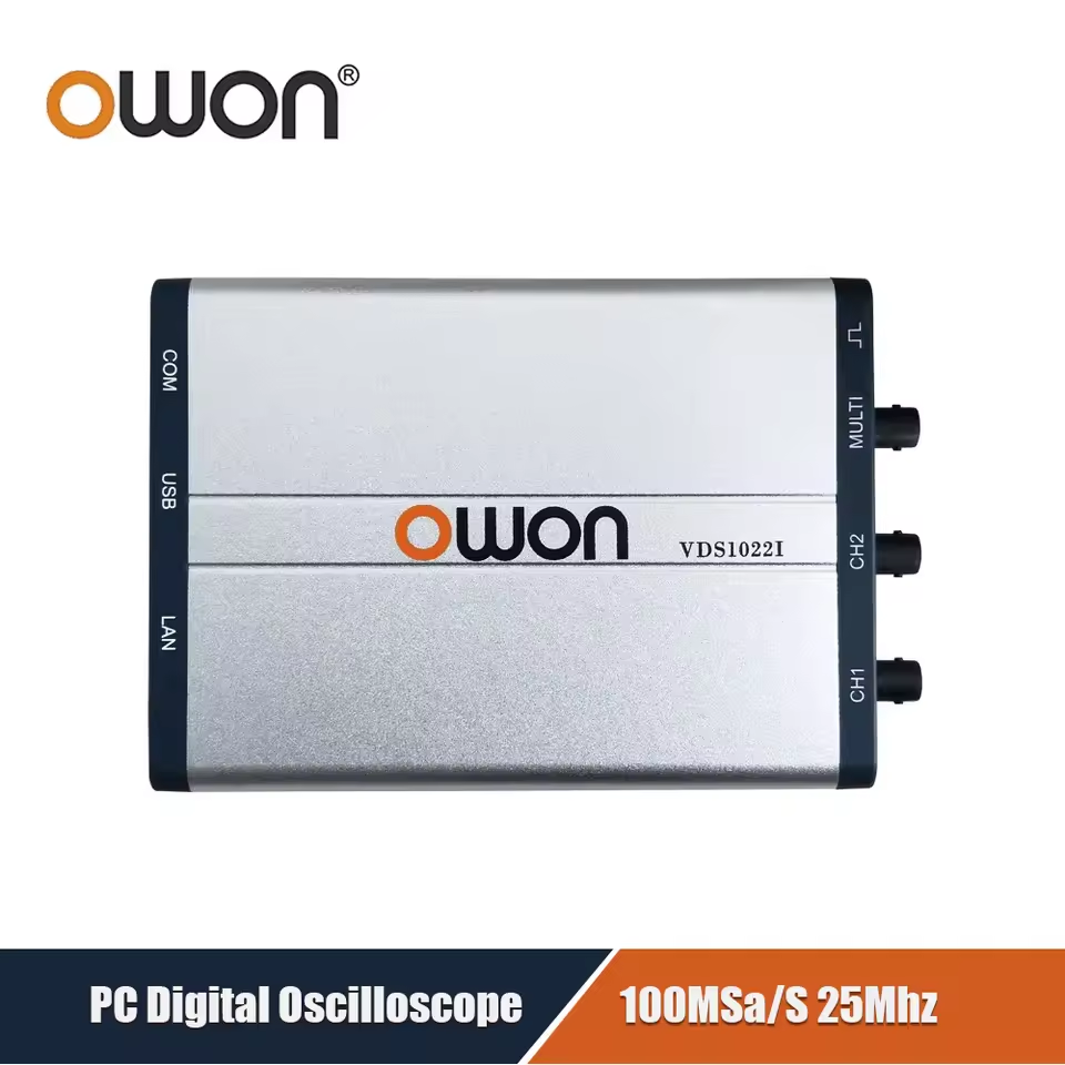 OWON VDS1022/I Virtual PC Osci - огляд і ціна Digital Storage Oscilloscope 100Mhz