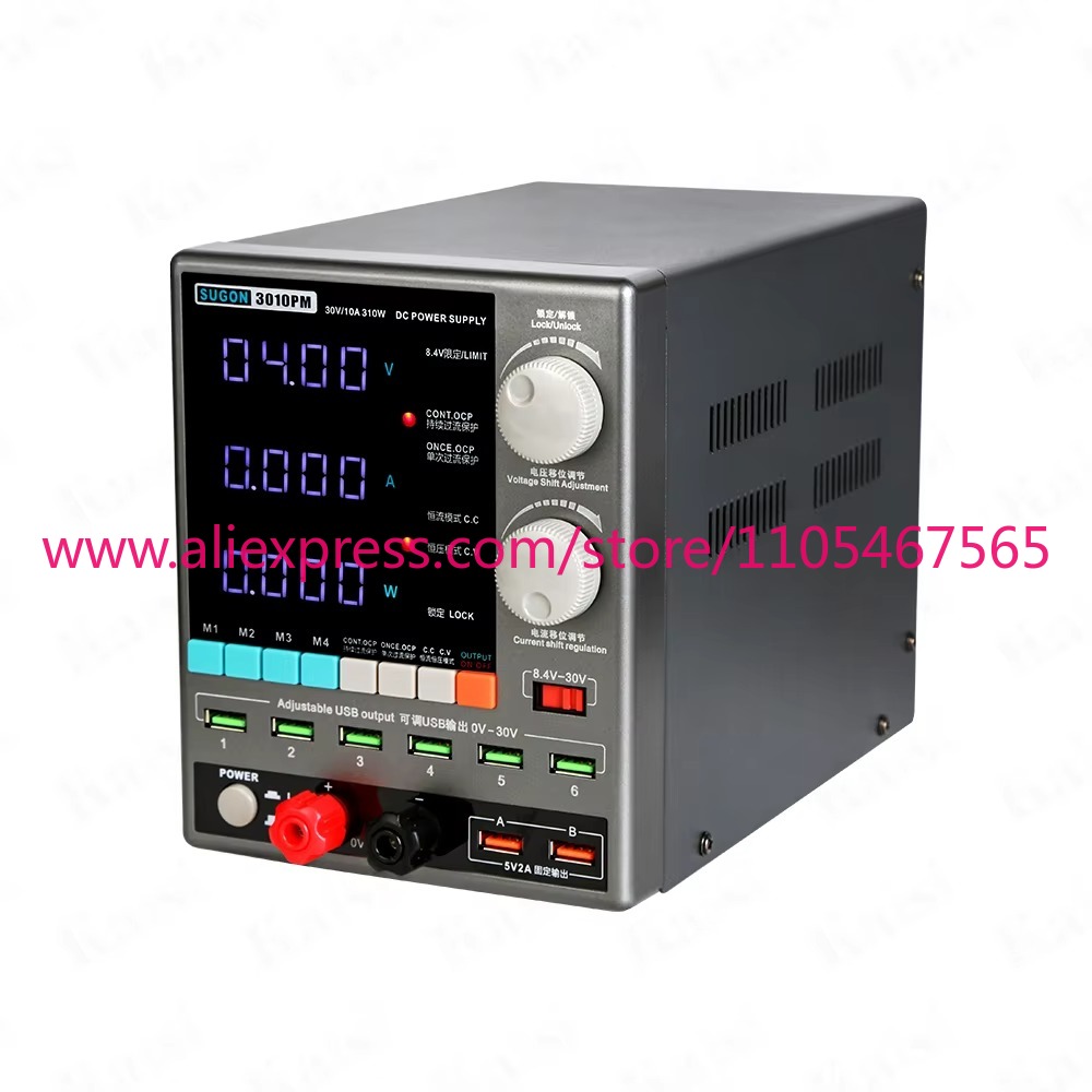 1Pcs 3010PM regulated DC power - огляд і ціна Linear Lab Power Supply Adjustable