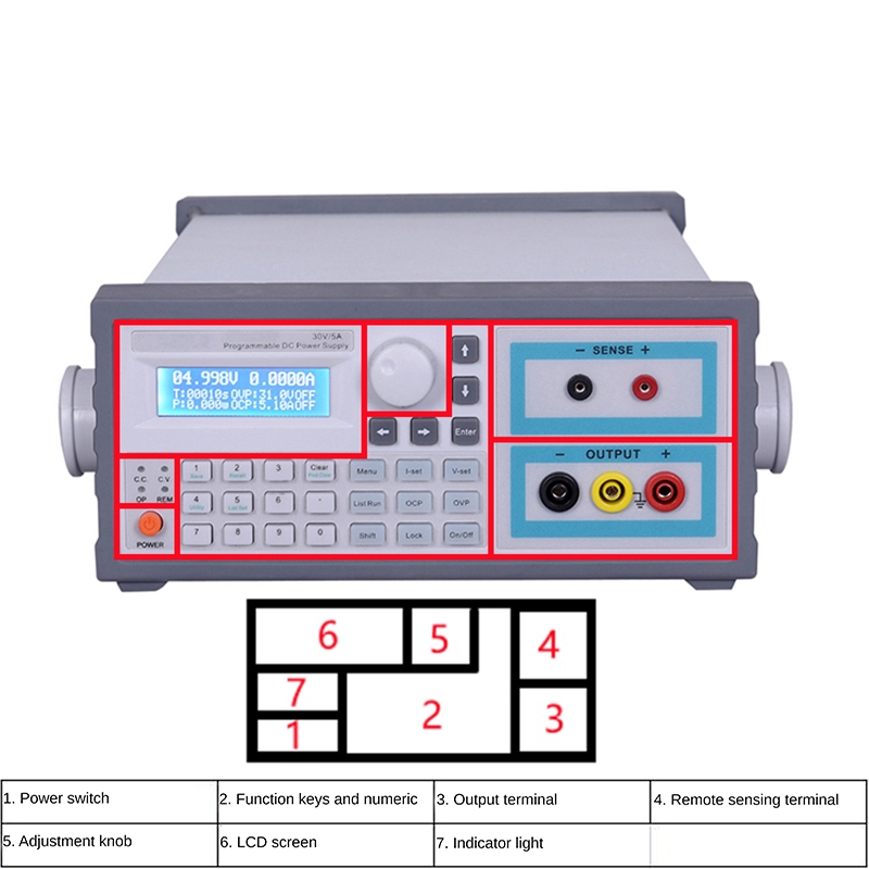 Laboratory high-precision six  - огляд і ціна Linear Lab Power Supply Adjustable