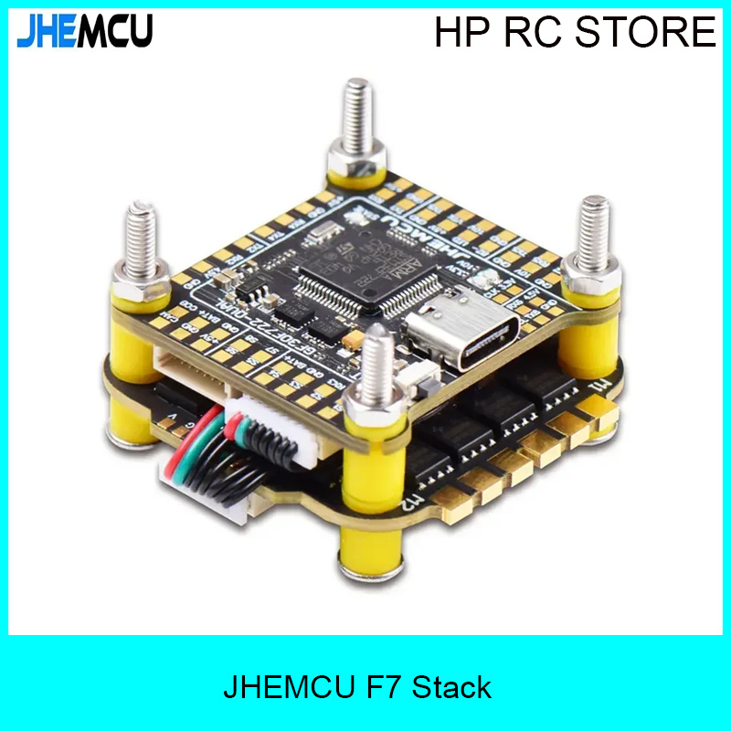 JHEMCU F7 F722 Flight Controll - огляд і ціна Fpv Flight Controller F7 Stack 60A