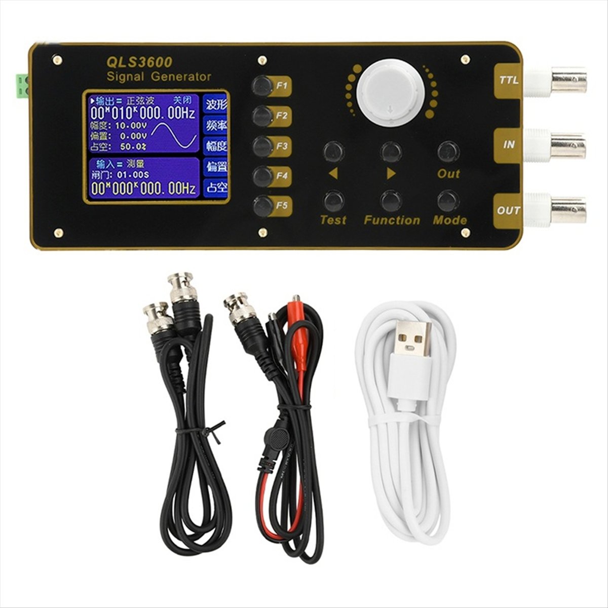 M85K QLS325S 2.4 Inch DDS Func - огляд і ціна Function Arbitrary Waveform Generator