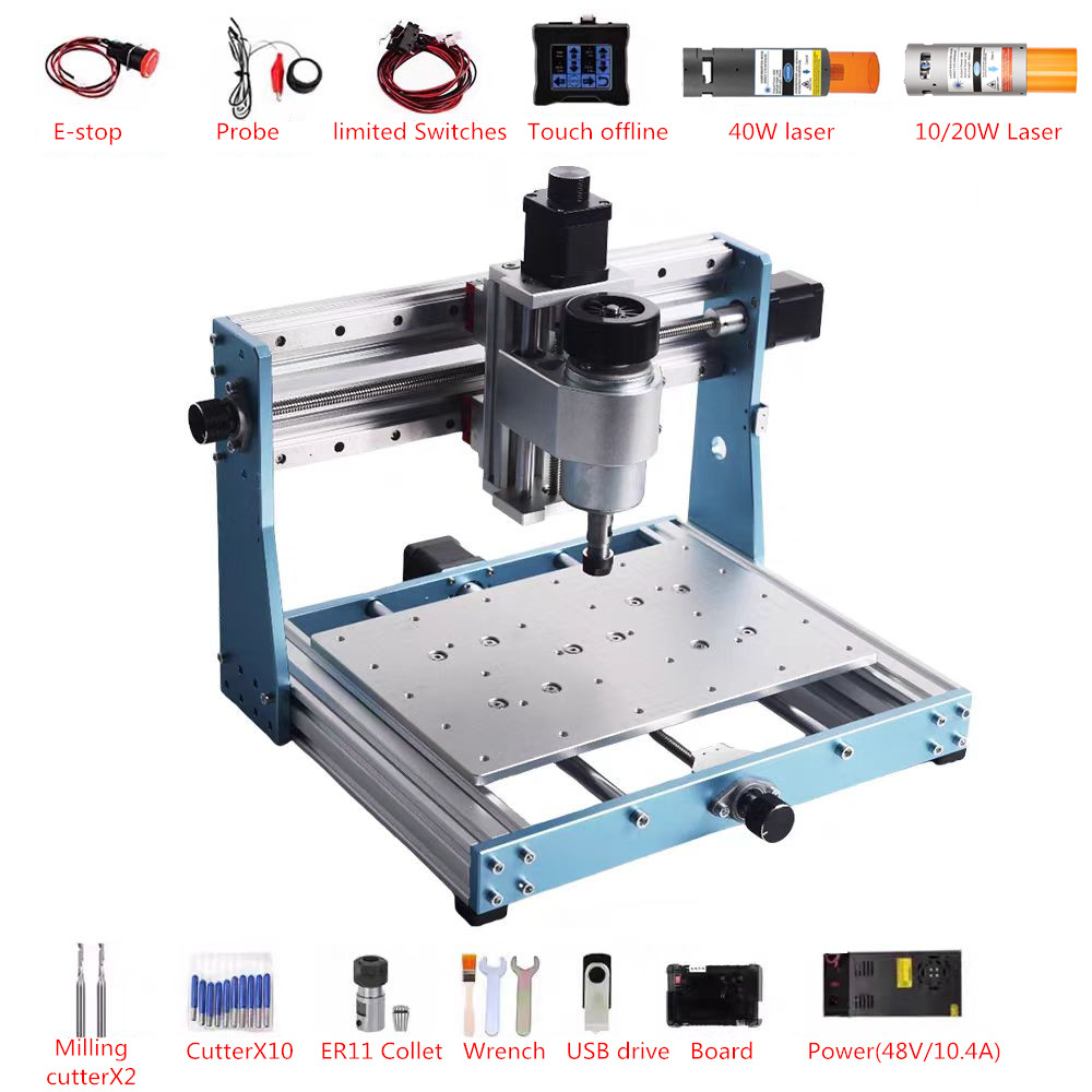 Full Metal Mini CNC Router 302 - огляд і ціна Mini Laser Engraver Cnc Router