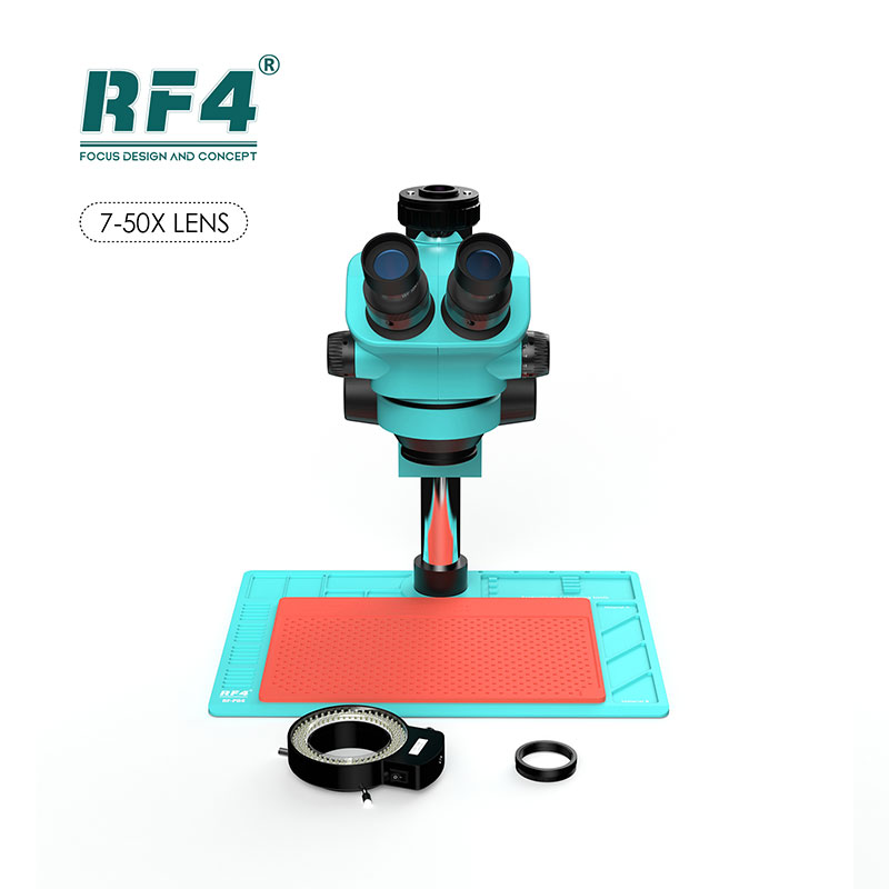 RF4 RF-7050-PO4 Trinocular 7-5 - огляд і ціна Stereo Trinocular Microscope Pcb