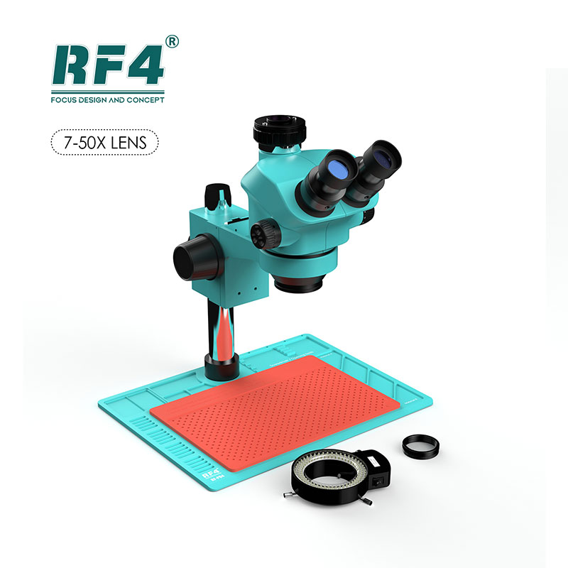 RF4 RF-7050-PO4 Trinocular 7-5 - огляд і ціна Stereo Trinocular Microscope Pcb