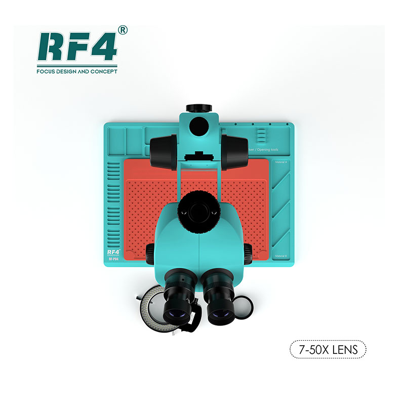RF4 RF-7050-PO4 Trinocular 7-5 - огляд і ціна Stereo Trinocular Microscope Pcb