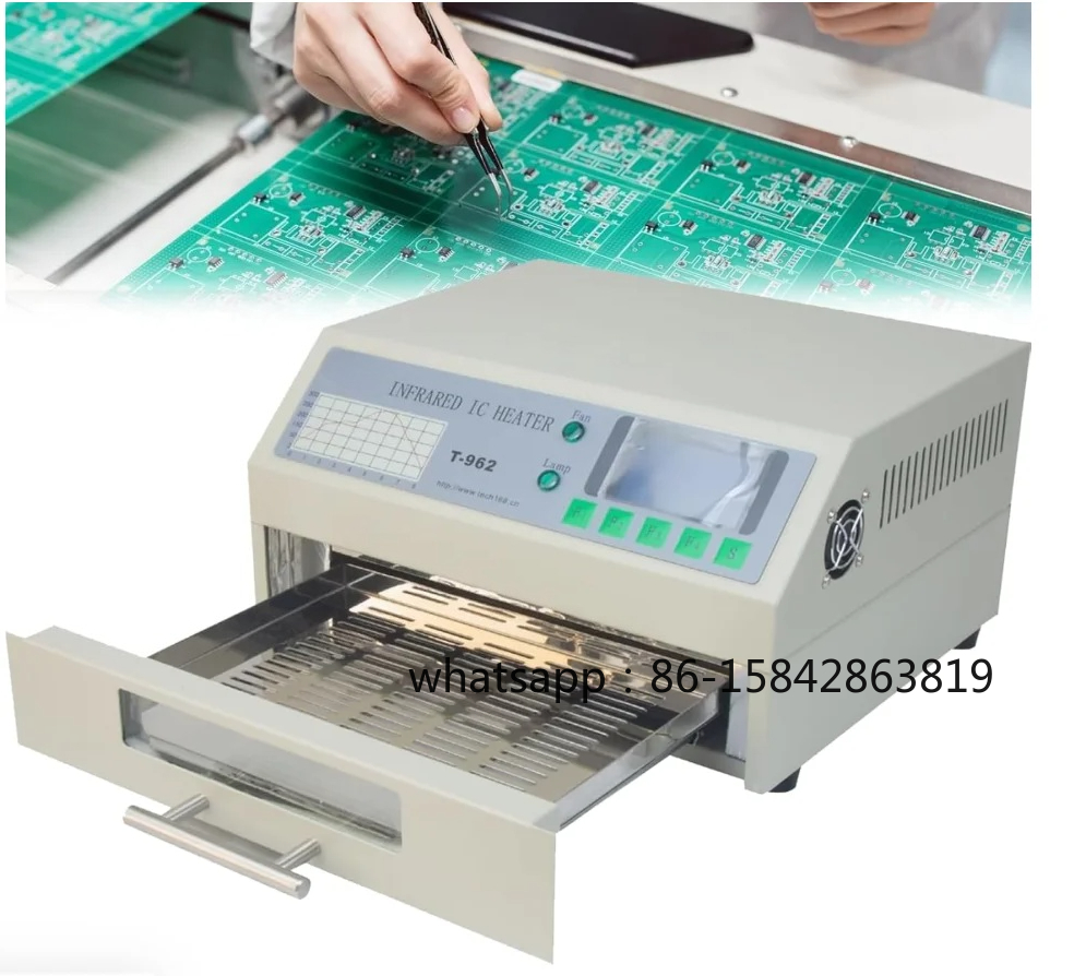 T962 Reflow Oven,110v/220v 800 - огляд і ціна Reflow Oven Pcb T962