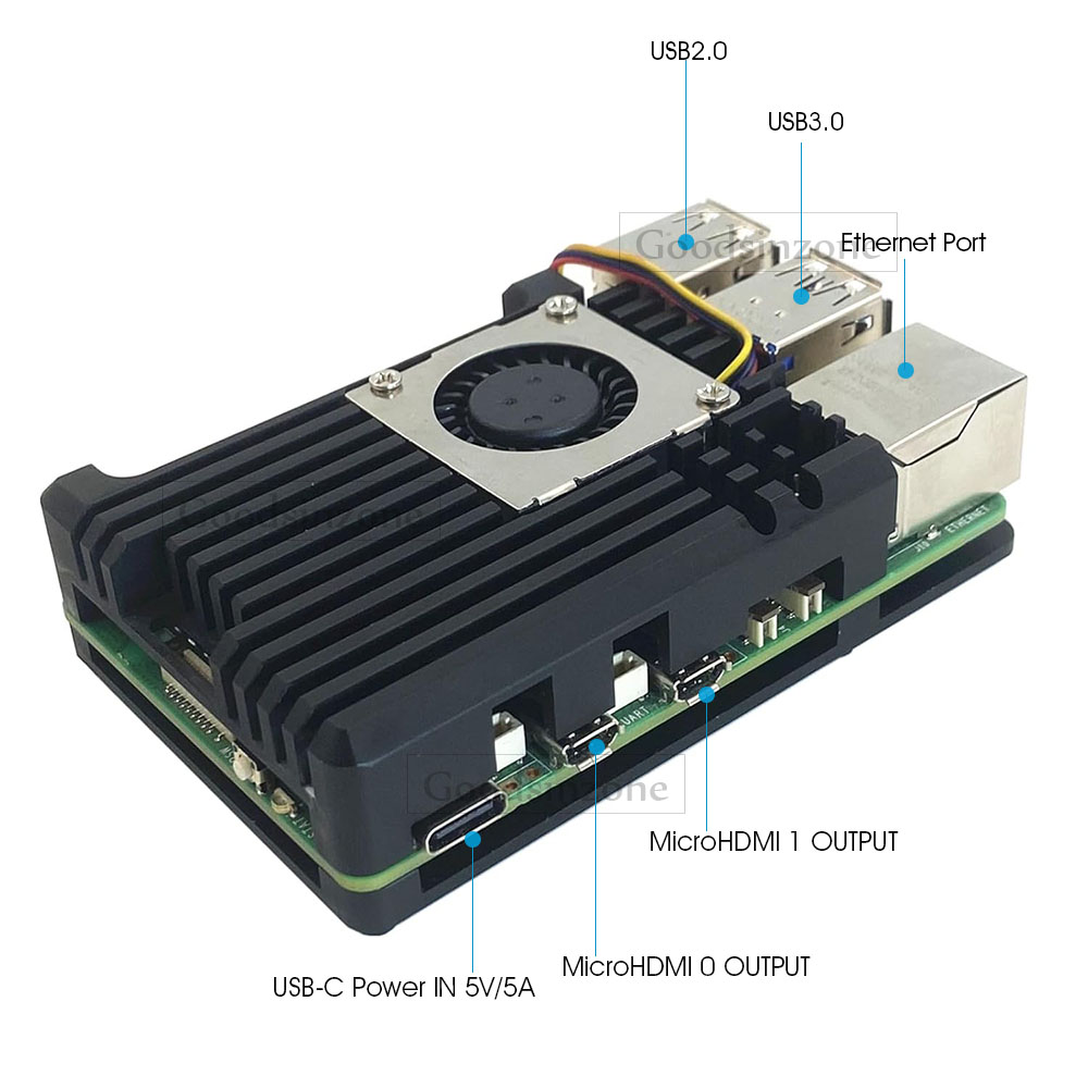 Raspberry Pi 5 Aluminum Alloy  - огляд і ціна Raspberry Pi 5 8Gb Kit