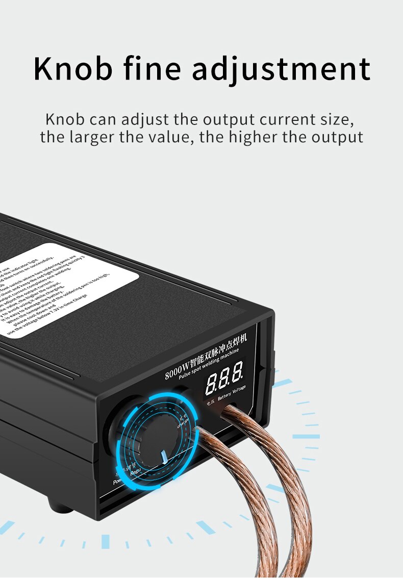 8000W Mini Spot Welder Kit DIY - огляд і ціна Spot Welder 18650 Battery Pack