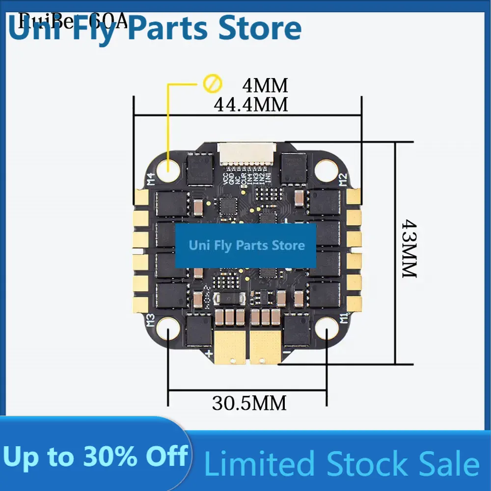 UniFlyJHEMCU F7 Stack F722 Dua - огляд і ціна Fpv Flight Controller F7 Stack 60A