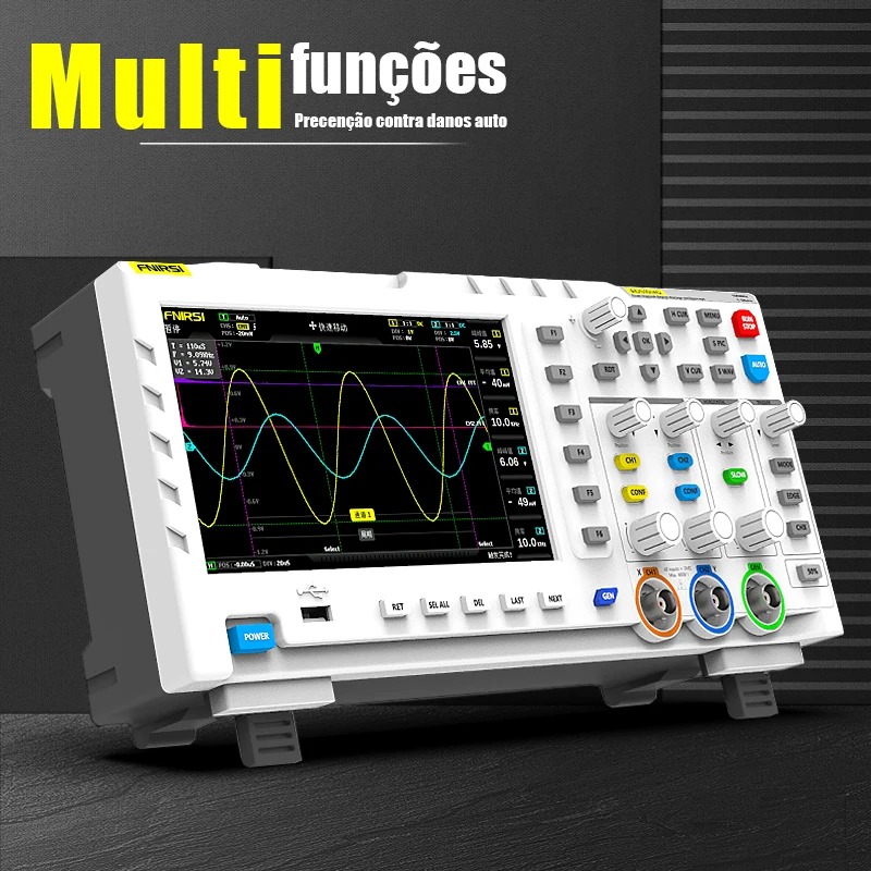 FNIRSI 1014D Digital Oscillosc - огляд і ціна Digital Storage Oscilloscope 100Mhz