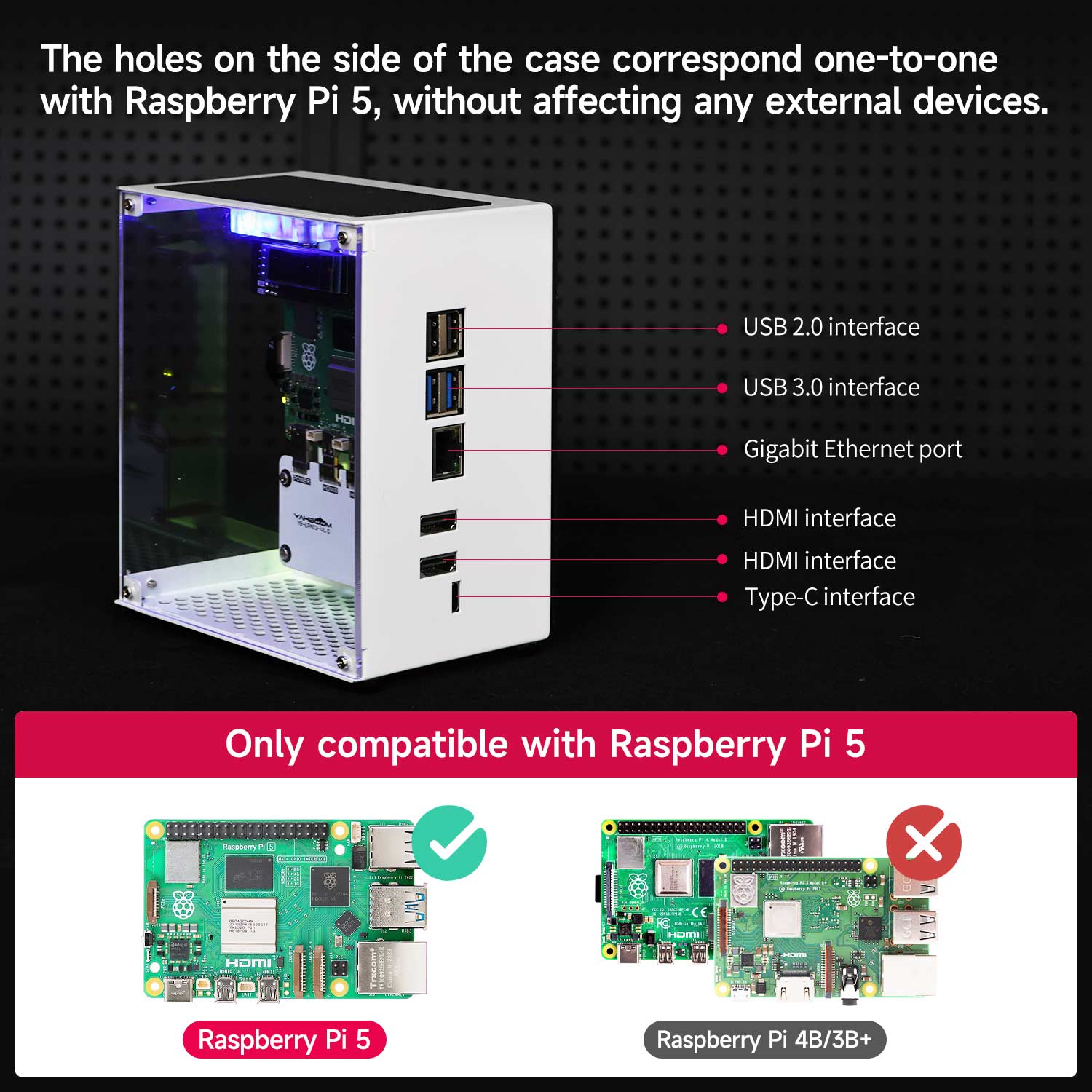 Raspberry Pi 5 Case Protective - огляд і ціна Raspberry Pi 5 8Gb Kit