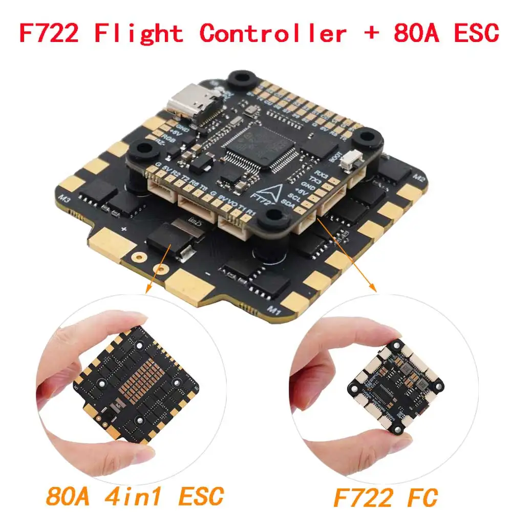 VivaF405 F7 F722 Flight Contro - огляд і ціна Fpv Flight Controller F7 Stack 60A
